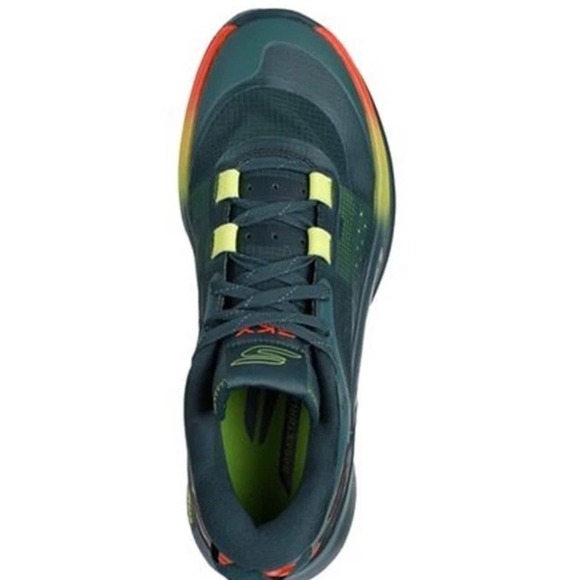 SKECHERS GO RUN SKY Men Size 12 Teal Excellence Lightweight Athletic Sneakers main image 9